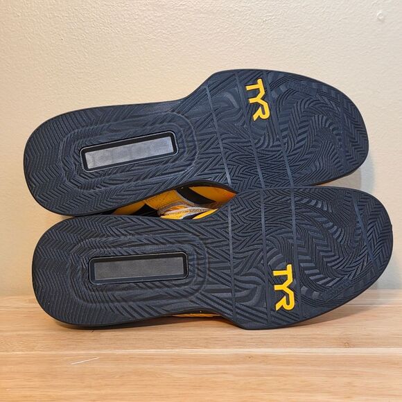 TYR L-2 Lifter Weightlifting Shoes Yellow Black Men's Size 11.5 Women's 13 - Picture 6 of 7